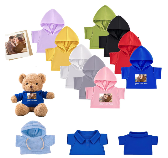 Personalized Teddy Bear Clothes with Photo Name
