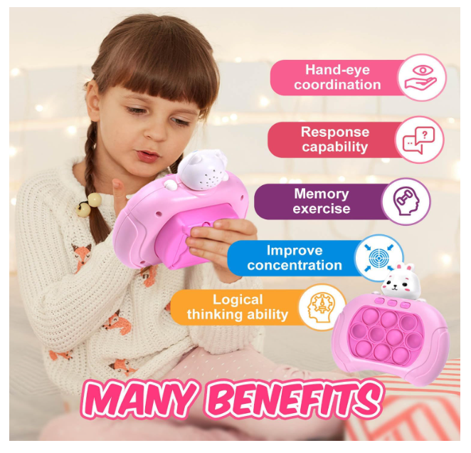 Quick Push Game Fidget Toys Pro for Kids Adults