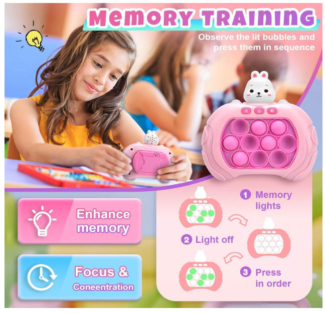 Quick Push Game Fidget Toys Pro for Kids Adults