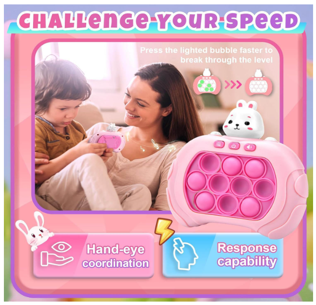 Quick Push Game Fidget Toys Pro for Kids Adults