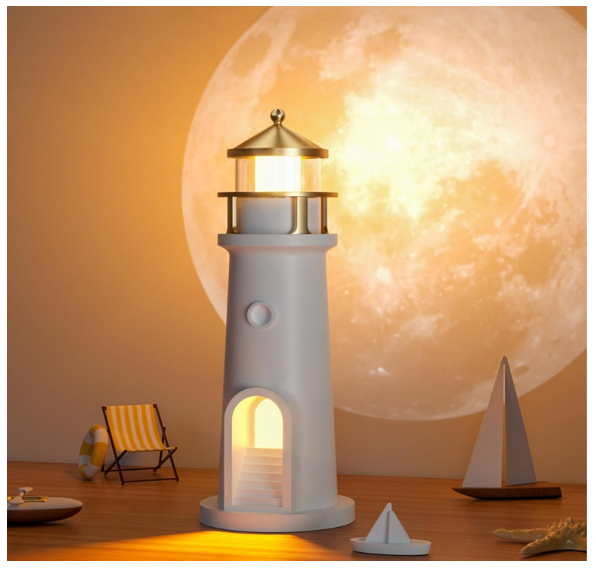 Moonlight Projection Lamp, Lighthouses Night Light