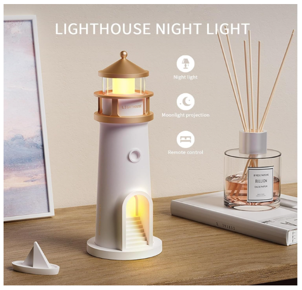 Moonlight Projection Lamp, Lighthouses Night Light